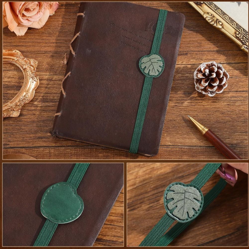 Vintage Elastic Bands Leather  - đánh giá và giá Vintage Collectible Books