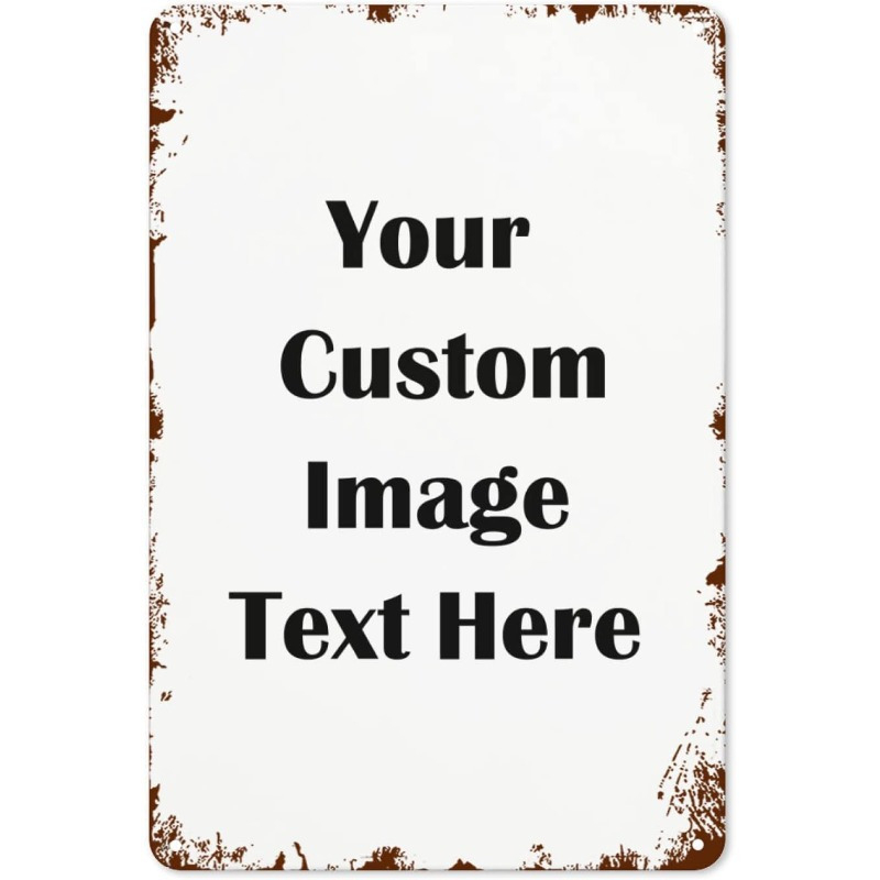 Custom Metal Tin Sign 1pc Pers - đánh giá và giá Vintage Collectible Plates