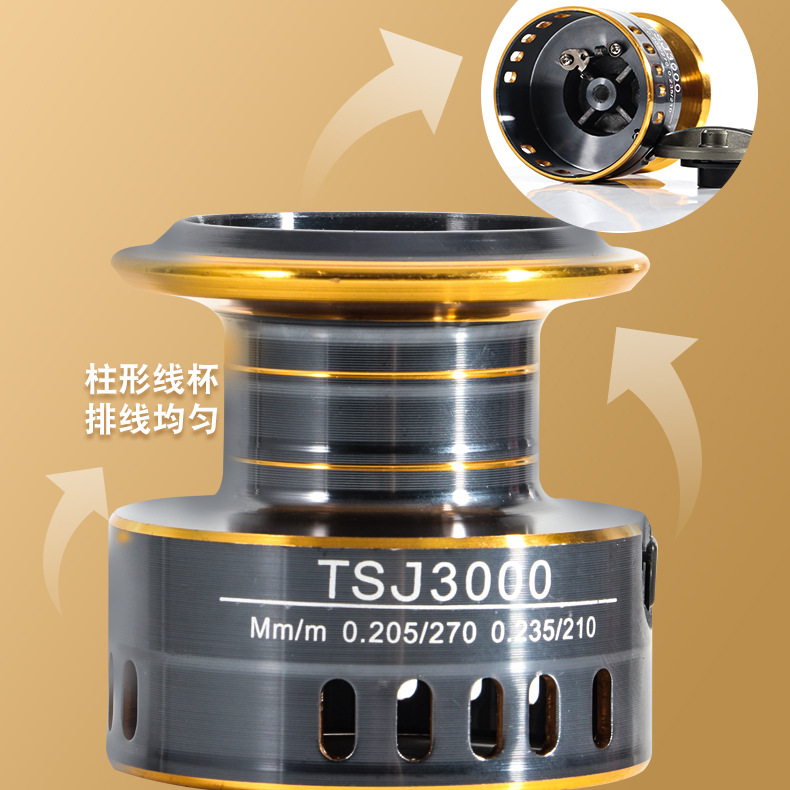 TSJ Metal Spinning Fishing Ree - đánh giá và giá Developing Tank Reel