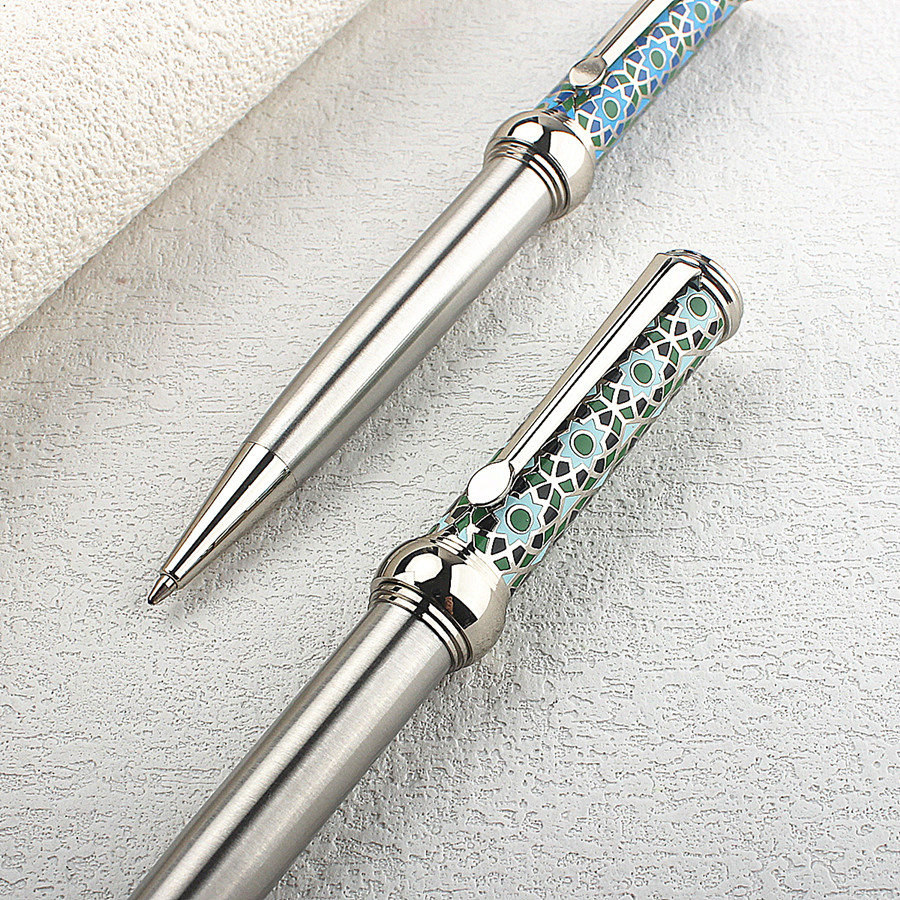 Vintage Peacock Pattern Metal  - đánh giá và giá Vintage Collectible Pens
